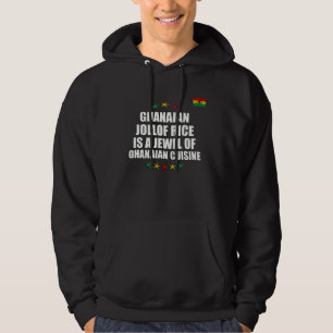 ghanaischer Jollof-Reis Ghana-Flagge ghanaisches E Hoodie
