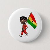 Ghanaischer Junge Button (Vorderseite)