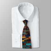 ghanaisches Kente-Muster Krawatte (Gebunden)