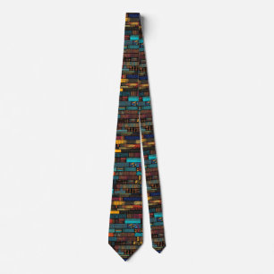 ghanaisches Kente-Muster Krawatte