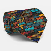 ghanaisches Kente-Muster Krawatte (Gerollt)