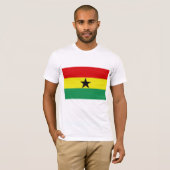 Ghanas Flagge T-Shirt (Vorne ganz)