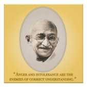 Ghandi Poster (Vorderseite)
