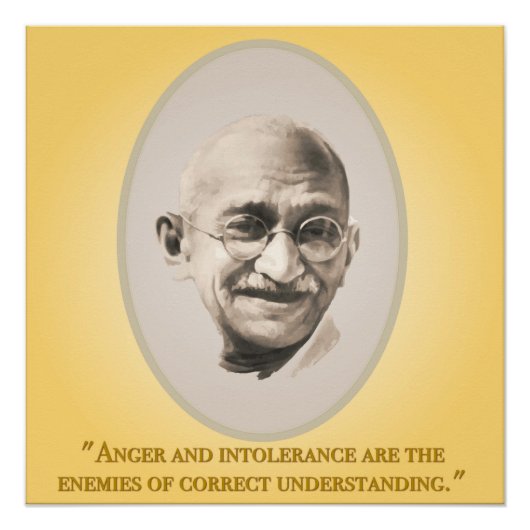Ghandi Poster (Vorderseite)