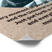 Ghandi quotation poster (Ecke)