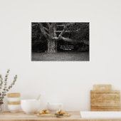 Ghandi Quote Poster, Perley Oak Monochrome Poster (Küche)