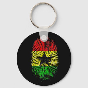 Ghanian Ghana DNS Stolzgeschenke 100% Schlüsselanhänger