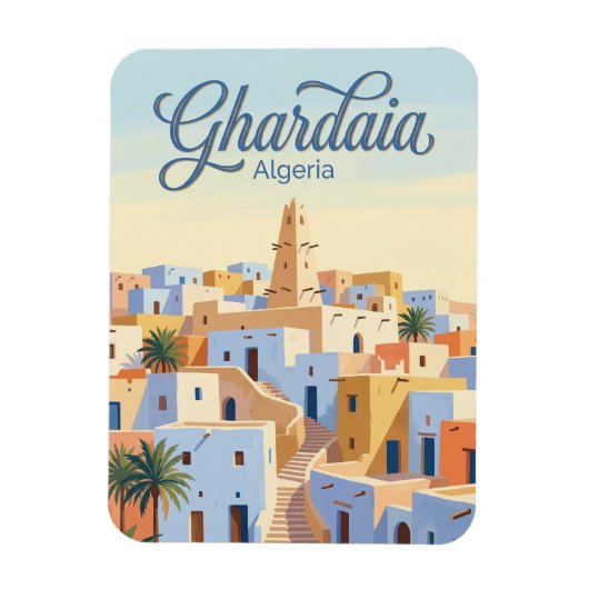 Ghardaïa Algerien Magnet (Vertikal)