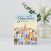Ghardaïa Algerien Postkarte (Stehend Vorderseite)