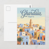 Ghardaïa Algerien Postkarte (Vorne/Hinten)