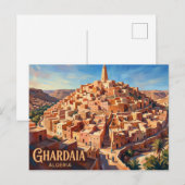 Ghardaia Algerien Postkarte (Vorne/Hinten)