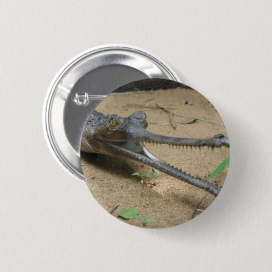 Gharial Button (Vorne & Hinten)