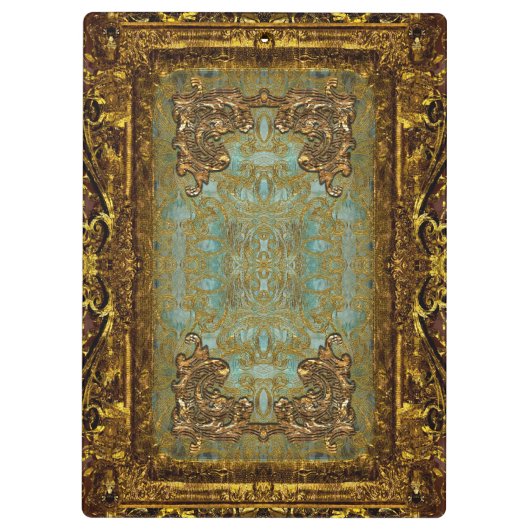 Ghastling Viktorianisch Schönes Monogramm Klemmbrett (Rückseite)