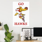 GHawk 23" X 34" Poster (Heimbüro)