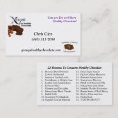 GHC Geschäfts-Karte 2 22 Gründe ziehen sich zurück Visitenkarte (Vorne/Hinten)