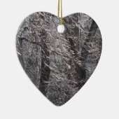 Ghear Icy Forest in Morgenlicht I Keramik Ornament (Rechts)