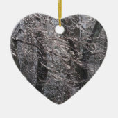 Ghear Icy Forest in Morgenlicht I Keramik Ornament (Vorne)