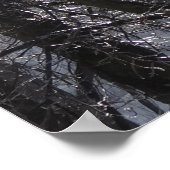 Ghear Icy Forest in Morgenlicht I Poster (Ecke)