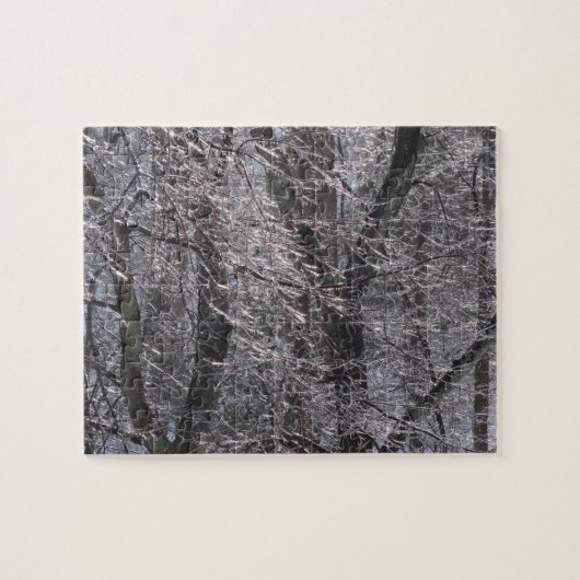 Ghear Icy Forest in Morgenlicht I Puzzle (Horizontal)