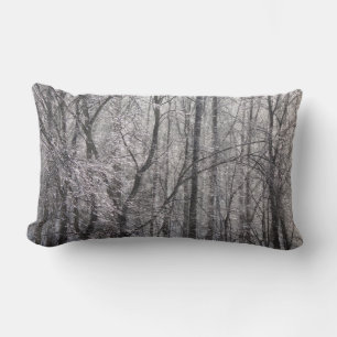 Ghear Icy Forest in Morgenlicht II Lendenkissen