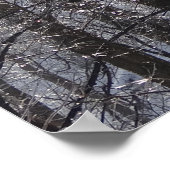 Ghear Icy Forest in Morgenlicht II Poster (Ecke)