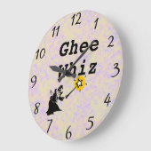 Ghee Whiz Wall Clock Große Wanduhr (Winkel)
