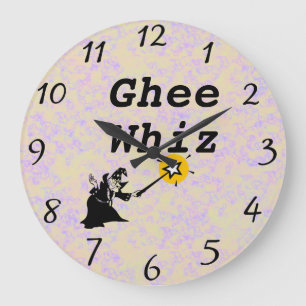 Ghee Whiz Wall Clock Große Wanduhr