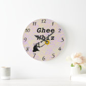 Ghee Whiz Wall Clock Große Wanduhr (Zuhause)