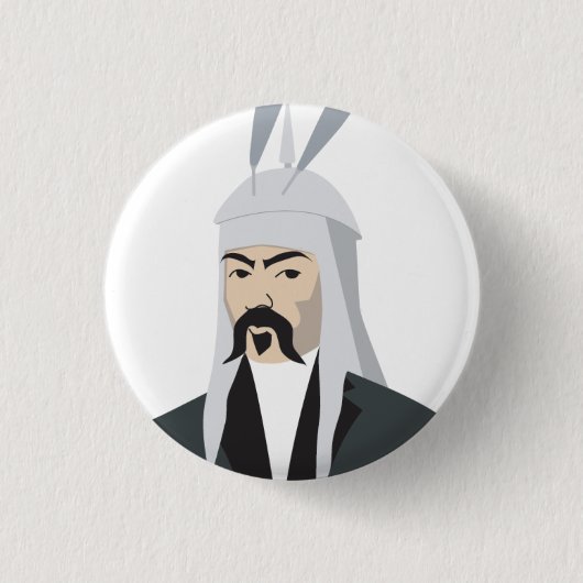 Ghengis Khan Button (Vorderseite)