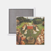 Ghent Altarpiece von Van Eyck Brothers Magnet (Vorderseite/Rückseite)