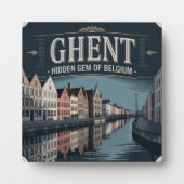 Ghent – Hidden Gem of Belgium Fotoplatte (Vorderseite)