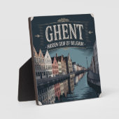 Ghent – Hidden Gem of Belgium Fotoplatte (Vorderseite)