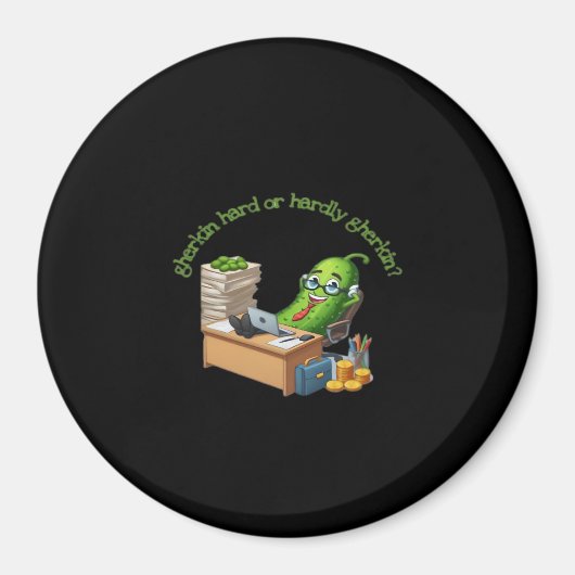 Gherkin Hard oder kaum Gherkin Magnet (Vorne)