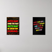 GHETTO BLAST AFRO AMERICAN STYLE BILDERWAND SETS (Vorderseite)