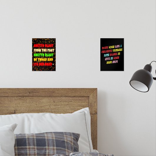 GHETTO BLAST AFRO AMERICAN STYLE BILDERWAND SETS (Schlafzimmer)