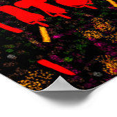 GHETTO BLAST AFRO AMERIKANISCHER STIL POSTER (Ecke)