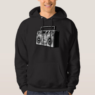Ghetto Blaster 80er Jahre Party Angesagt Angesagte Hoodie