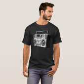 Ghetto Blaster 80er Jahre Party Angesagt Angesagte T-Shirt (Vorne ganz)