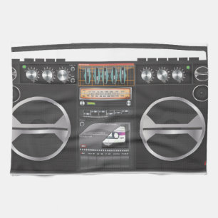 Ghetto Blaster Boombox Küchentuch
