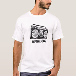 Ghetto Blaster Boombox Radio Hip Hop analoge Musik T-Shirt