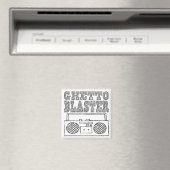 Ghetto Blaster-Magnet Magnet (In Situ (Geschirrspüler))