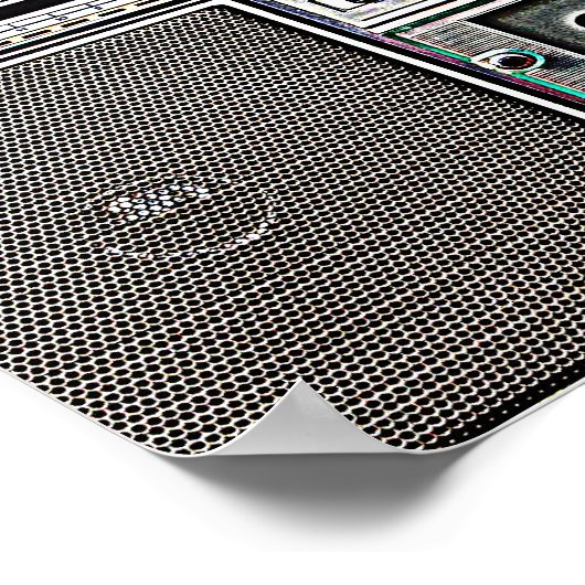 GHETTO BLASTER POSTER (Ecke)