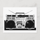 Ghetto Blaster Postkarte (Vorderseite)