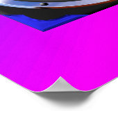 Ghetto Blaster Print 1 Poster (Ecke)