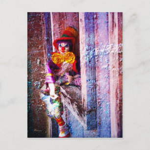 GHETTO CLOWN.jpg Postkarte