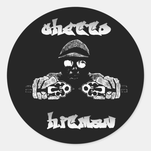 Ghetto Hitman Sticker (Vorderseite)