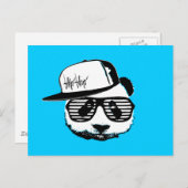 Ghetto Panda Postkarte (Vorne/Hinten)