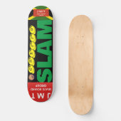 GHETTO. SLAM. JMT 8 1/4" Skateboarddecke Skateboard (Vorderseite)