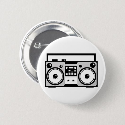 Ghettoblaster Button (Vorne & Hinten)