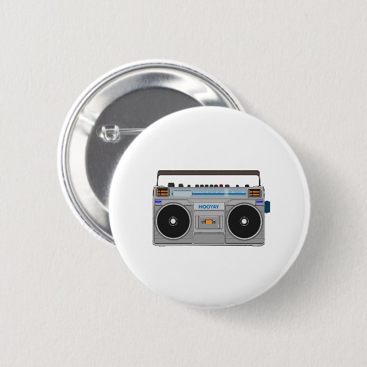 Ghettoblaster Button (Vorne & Hinten)